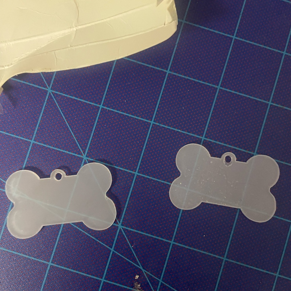 Sublimation Bone-Shaped Pet ID Tags